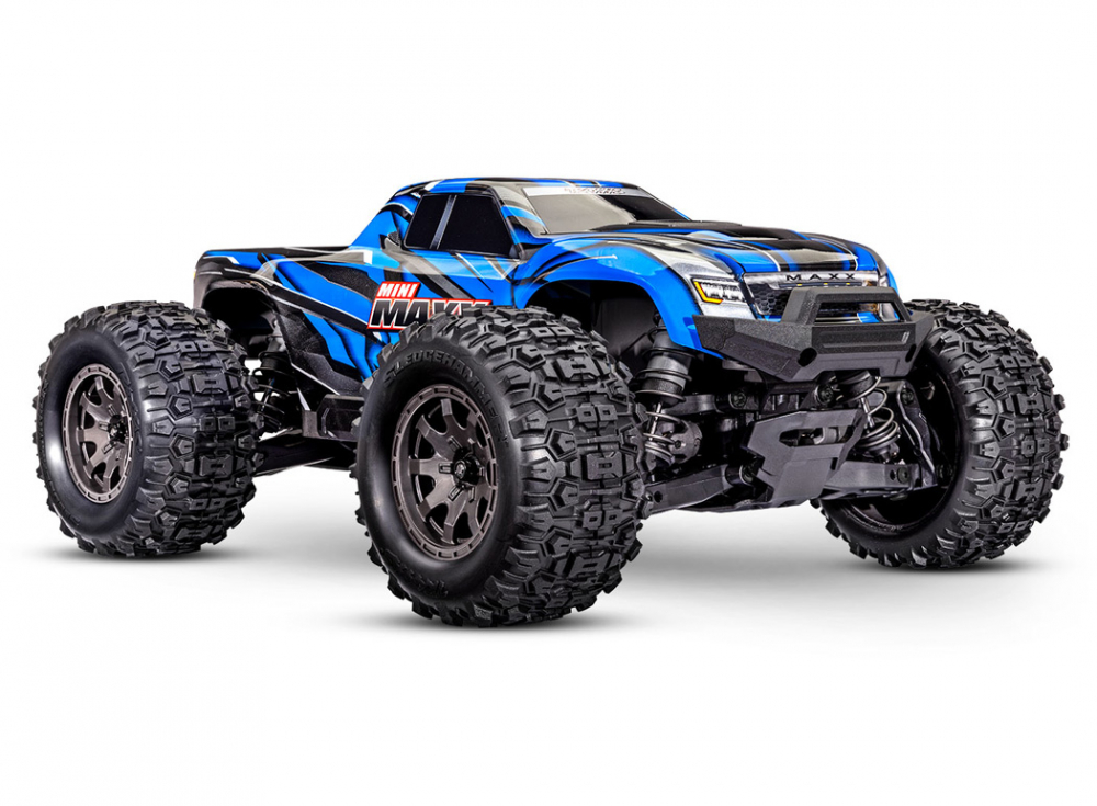 Traxxas Mini MAXX RTR TQ BL-2s Blue - USB-C Charger / 2s LiPo