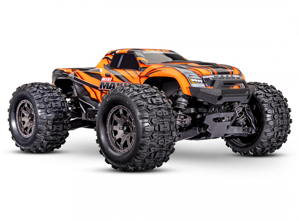 Traxxas Mini MAXX RTR TQ BL-2s Orange - USB-C Charger / 2s LiPo